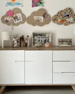 Credenza a 2 ante FORESTER Marrone/Bianco