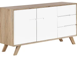Credenza a 2 ante FORESTER Marrone/Bianco