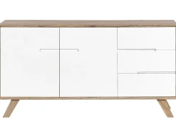 Credenza a 2 ante FORESTER Marrone/Bianco