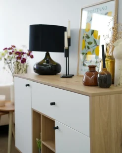 Credenza a 2 ante ITACA Marrone/Bianco