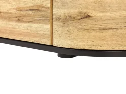 Credenza a 2 ante JEROME Marrone/Nero