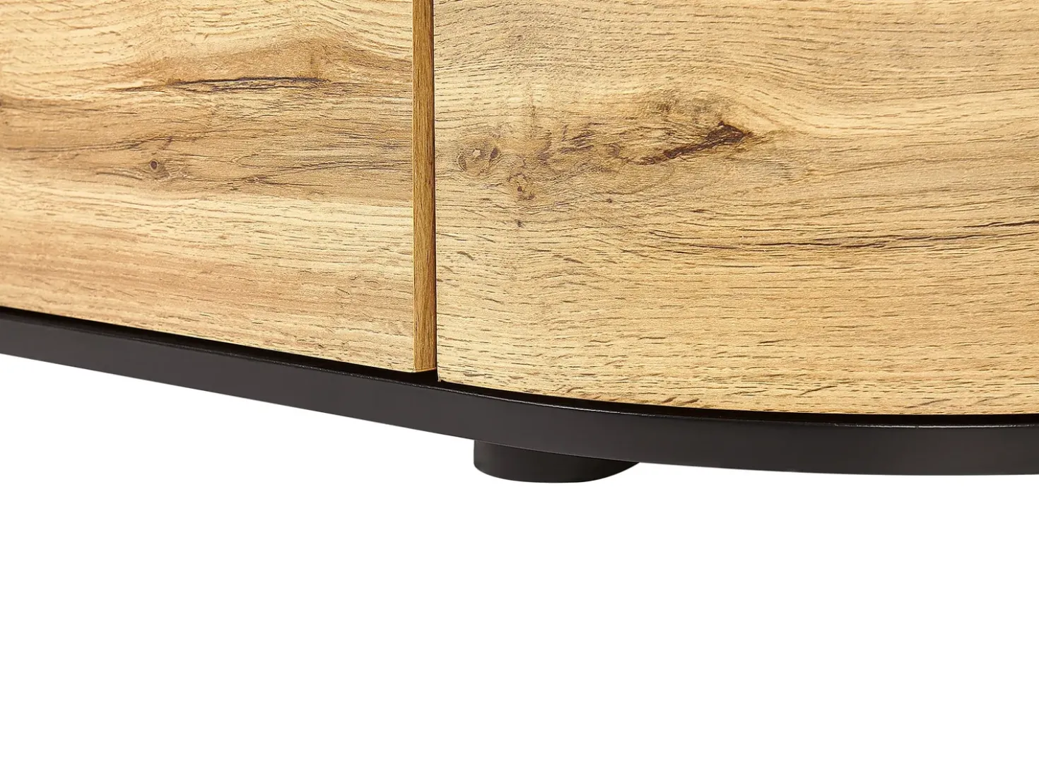 Credenza a 2 ante JEROME Marrone/Nero