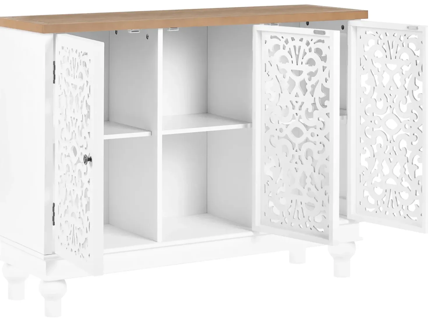 Credenza a 3 ante KATHERINE Bianco
