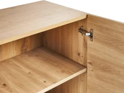 Credenza a 2 ante KENORA Marrone chiaro