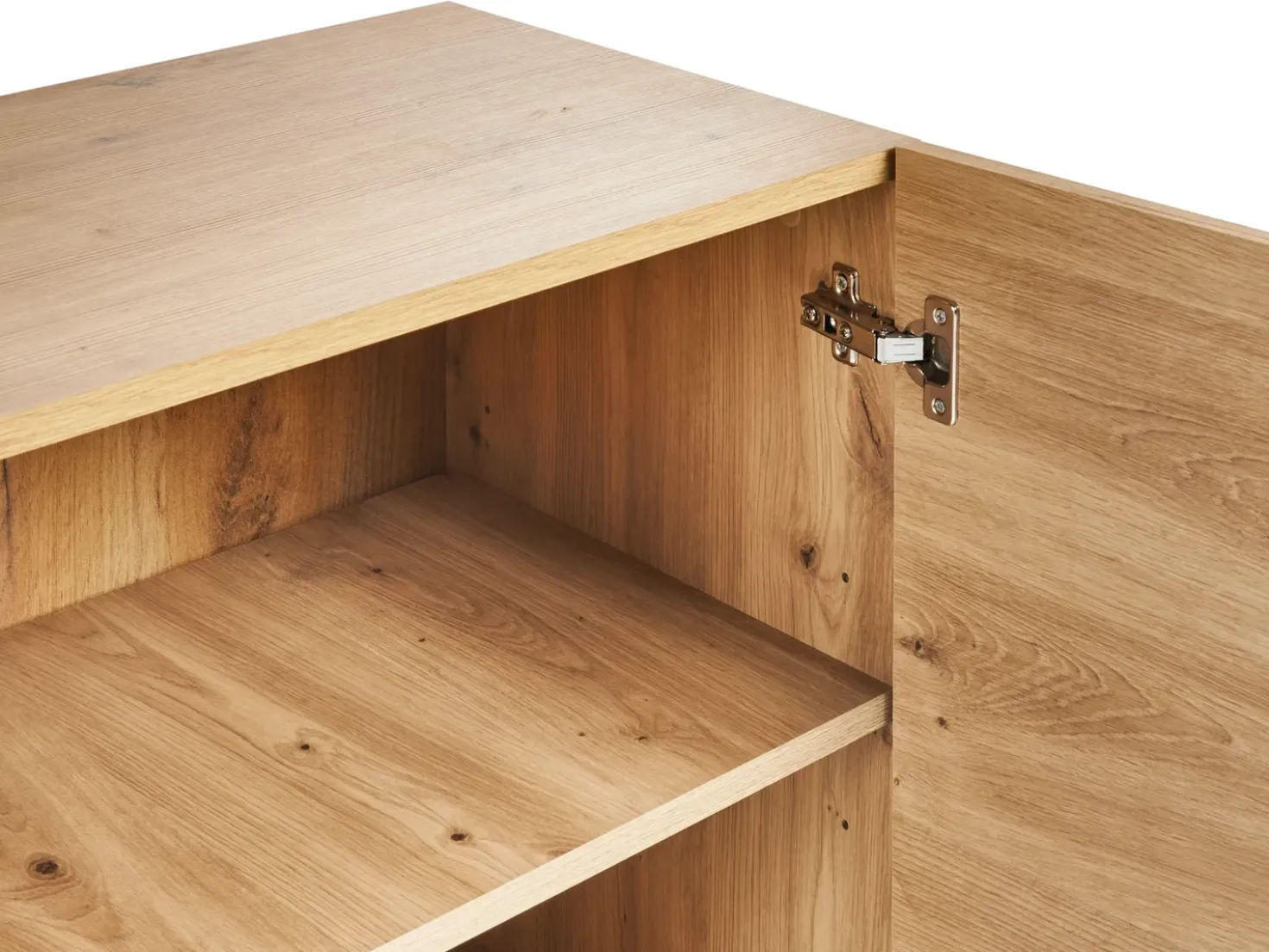 Credenza a 2 ante KENORA Marrone chiaro