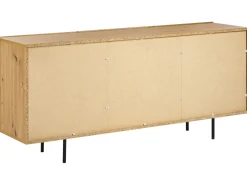 Credenza a 2 ante KENORA Marrone chiaro