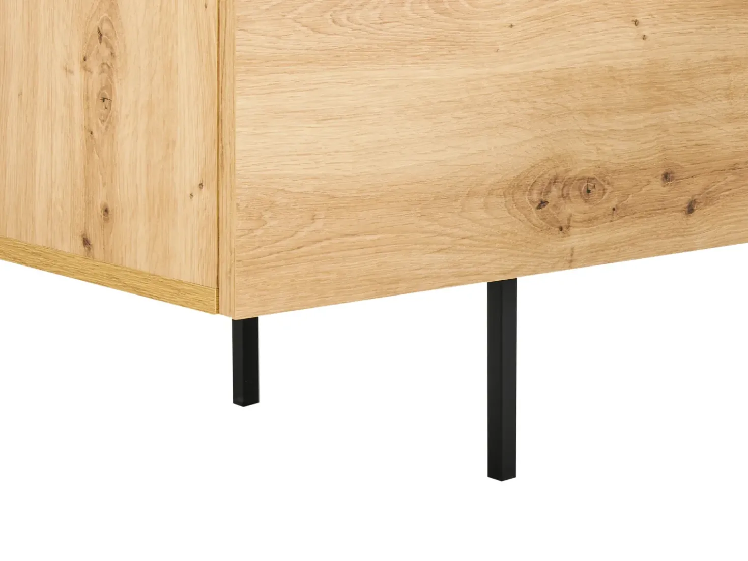 Credenza a 2 ante KENORA Marrone chiaro