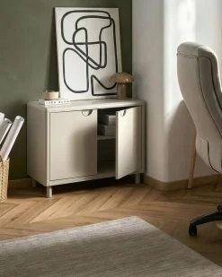 Credenza a 2 ante KORVO Beige chiaro