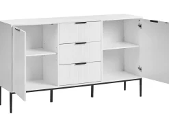 Credenza a 2 ante LEDUC Bianco