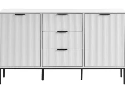 Credenza a 2 ante LEDUC Bianco