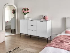 Credenza a 2 ante LEDUC Bianco