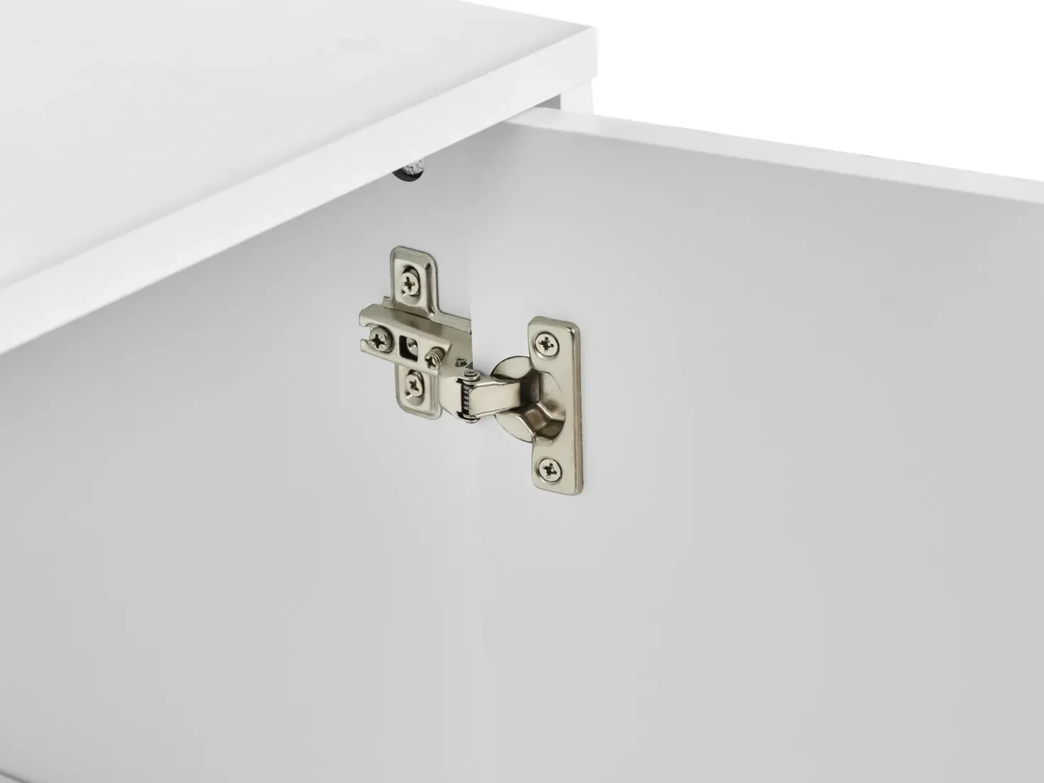 Credenza a 2 ante LEDUC Bianco