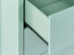 Credenza a 2 ante LEONORA Legno di pino Verde