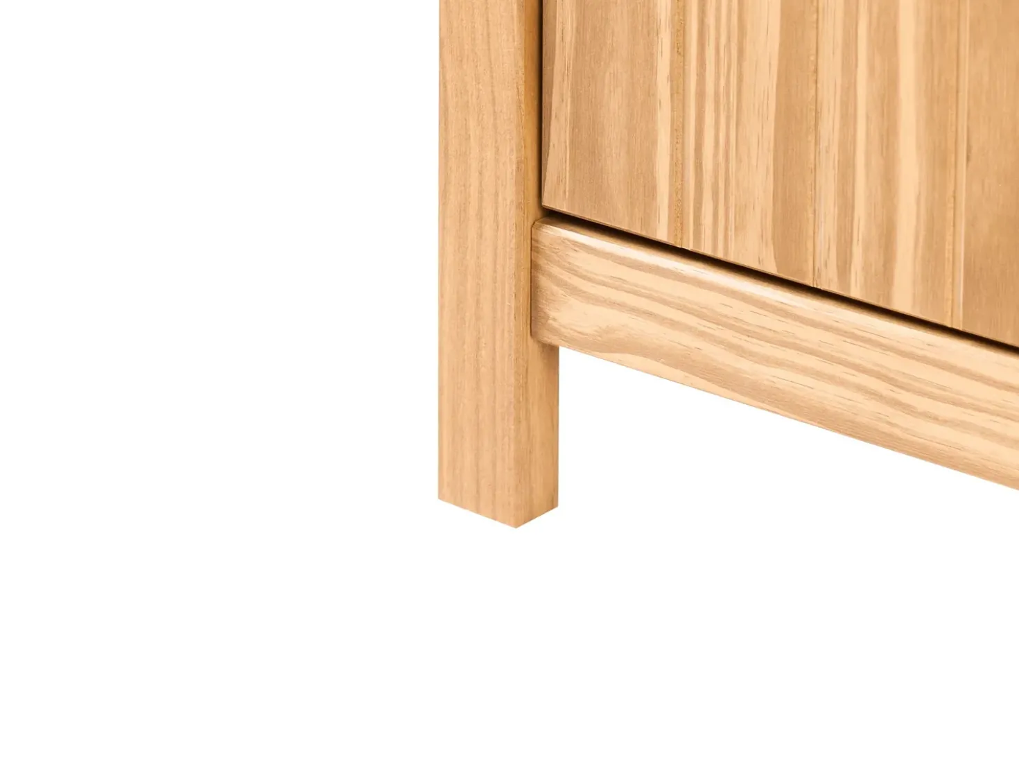Credenza a 3 ante LEONORA Legno di pino Marrone chiaro