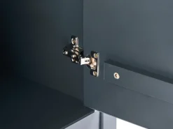 Credenza a 2 ante LEONORA Legno di pino Blu scuro