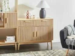 Credenza a 2 ante LYNWOOD Marrone chiaro