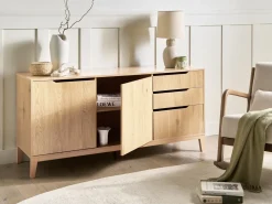 Credenza a 2 ante MONCTON Marrone chiaro