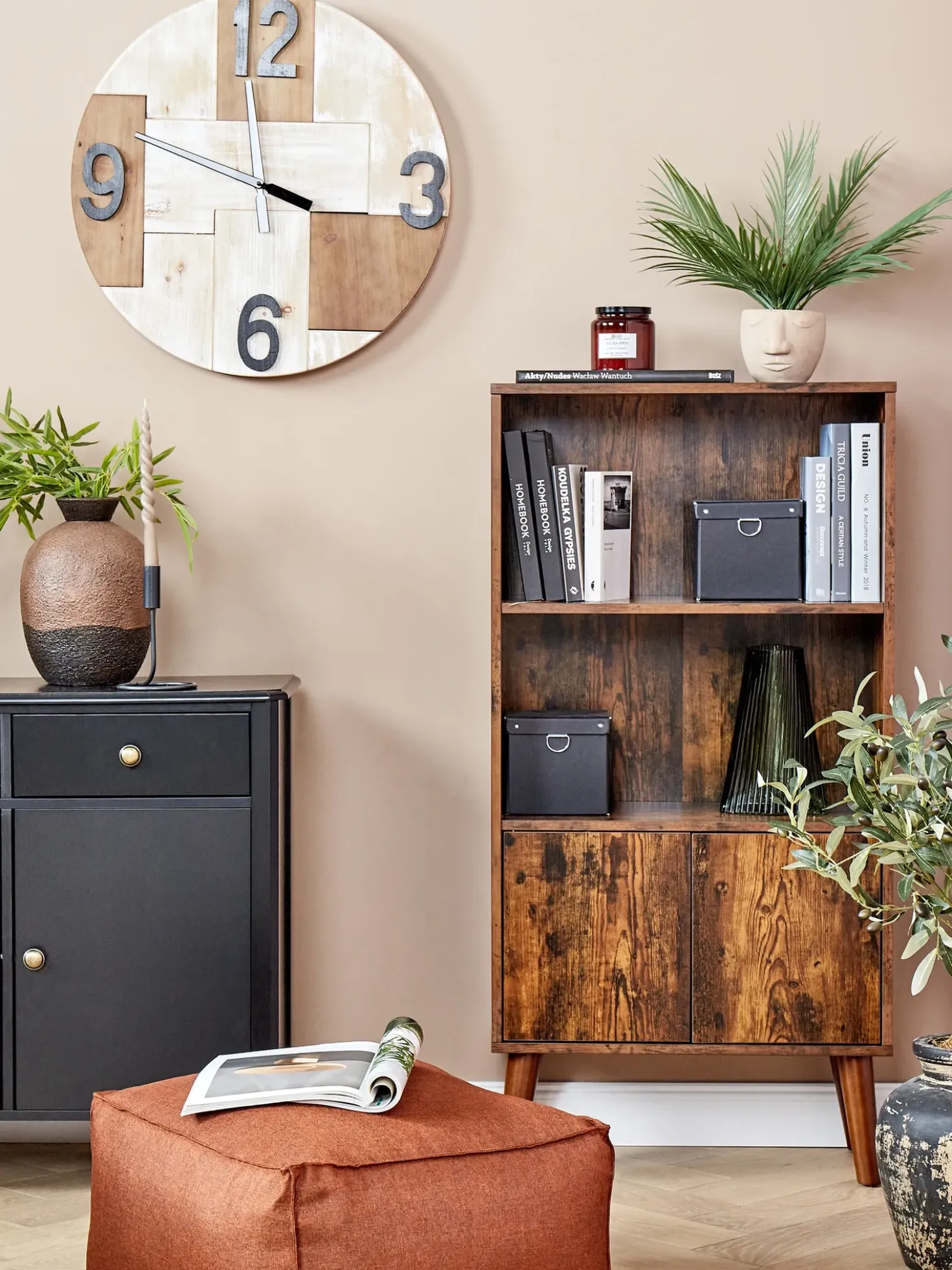 Credenza a 3 ante OLATE Nero