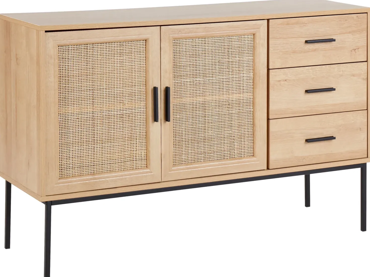 Credenza a 2 ante PASCO Marrone chiaro