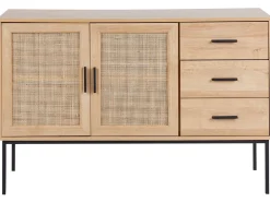Credenza a 2 ante PASCO Marrone chiaro