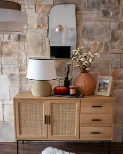 Credenza a 2 ante PASCO Marrone chiaro