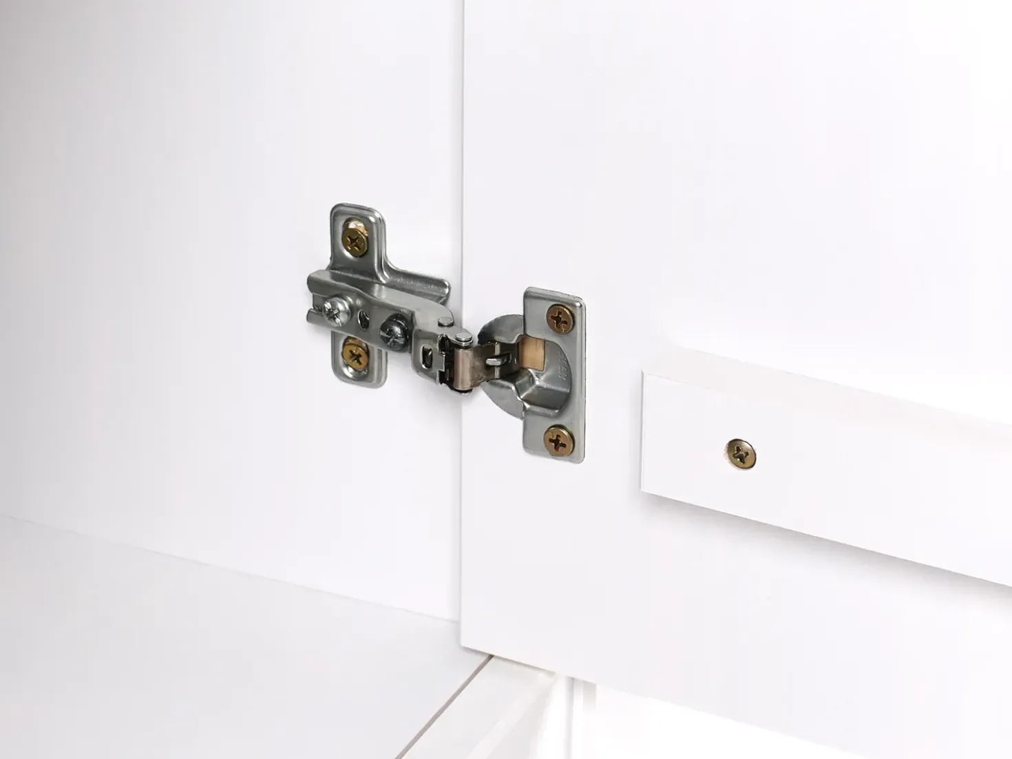 Credenza a 2 ante SHILLINGTON Legno di pino Bianco