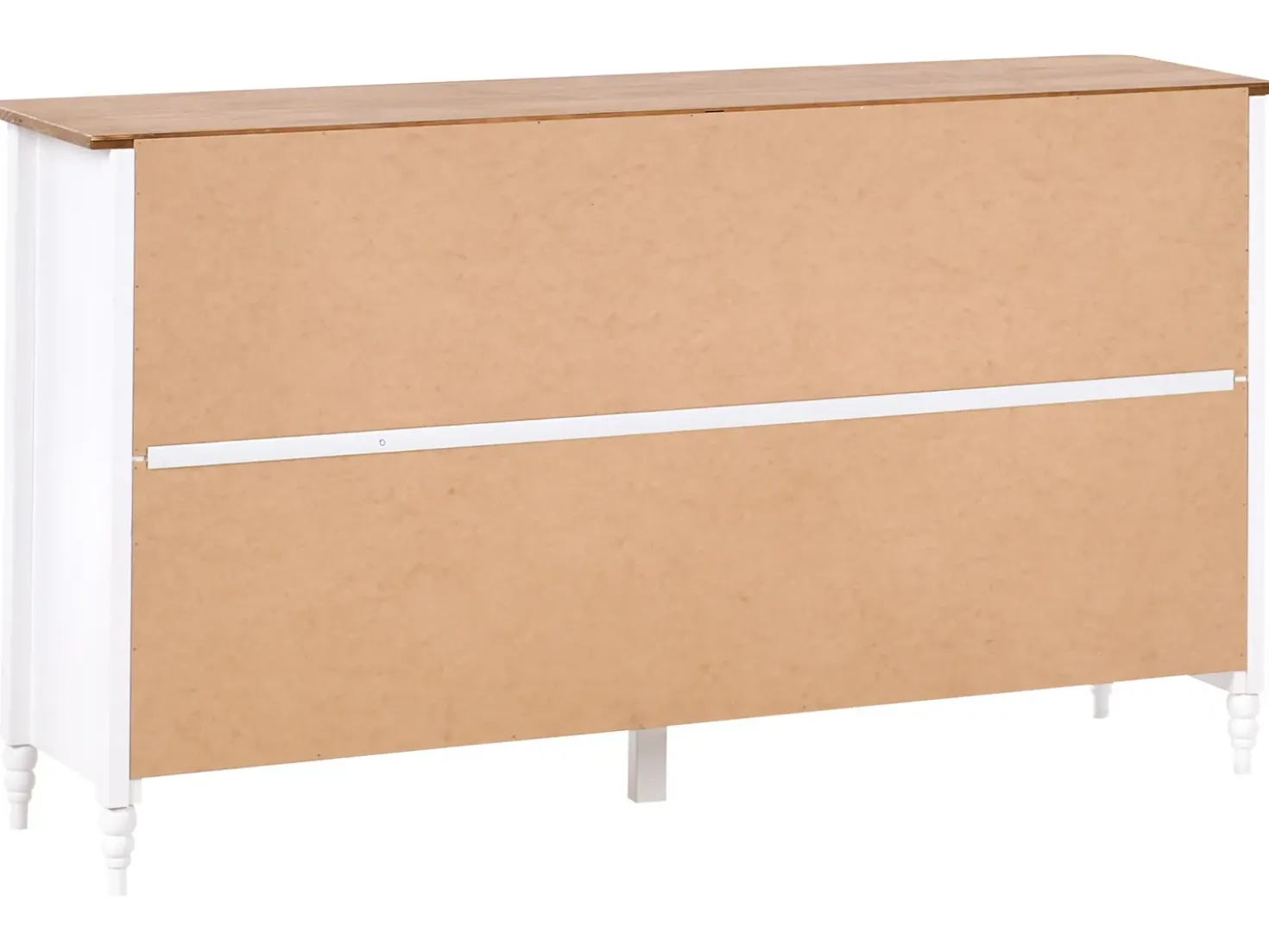 Credenza a 2 ante SHILLINGTON Legno di pino Bianco