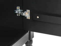 Credenza a 2 ante SHILLINGTON Legno di pino Nero