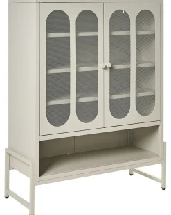 Credenza a 2 ante SOLETTA Metallo Beige