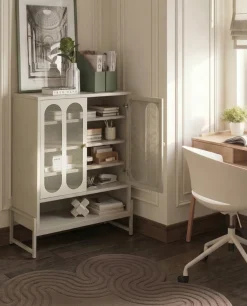Credenza a 2 ante SOLETTA Metallo Beige