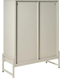 Credenza a 2 ante SOLETTA Metallo Beige