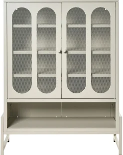 Credenza a 2 ante SOLETTA Metallo Beige
