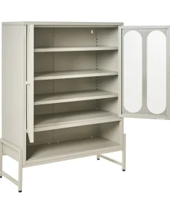 Credenza a 2 ante SOLETTA Metallo Beige