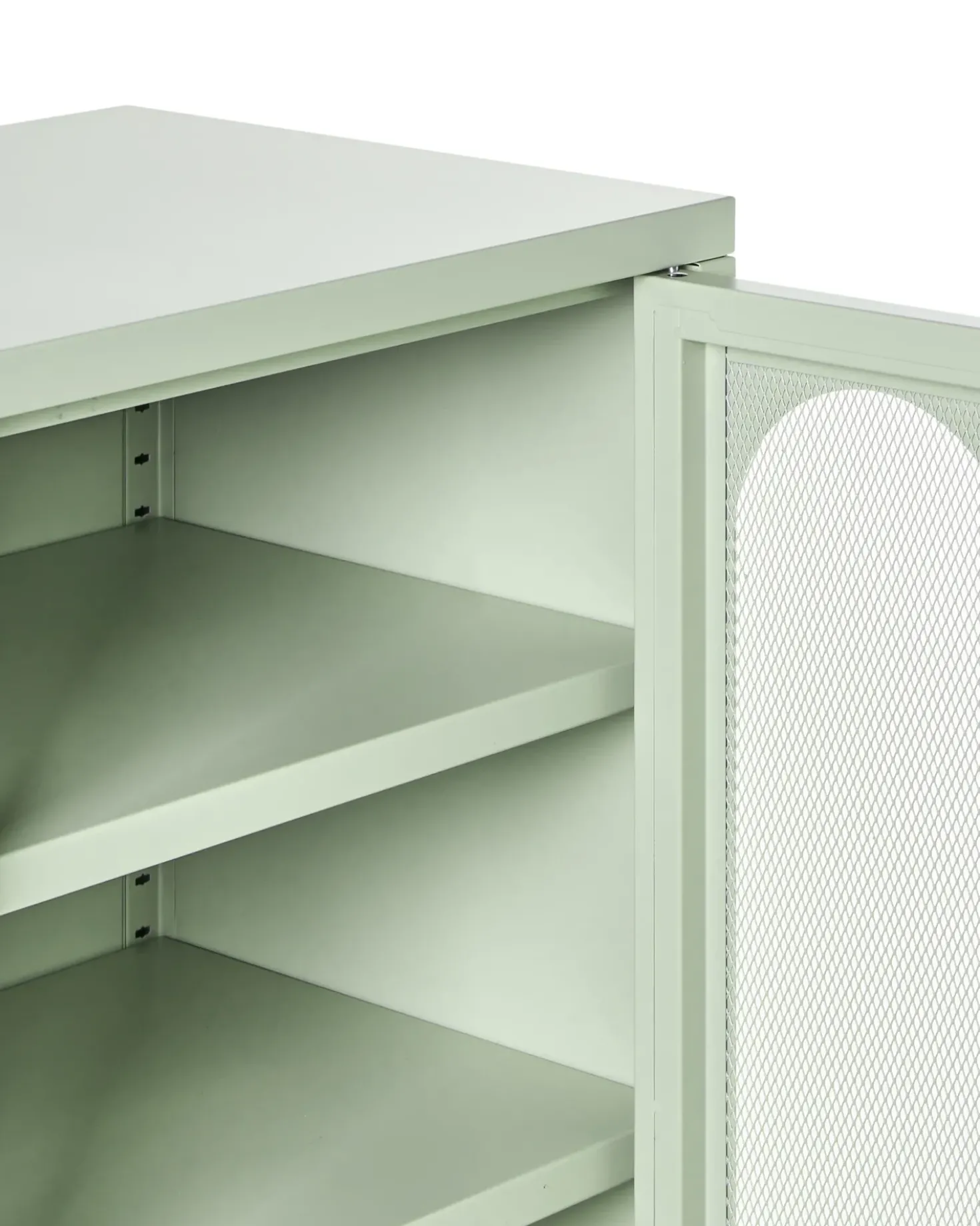 Credenza a 2 ante SOLETTA Metallo Verde menta