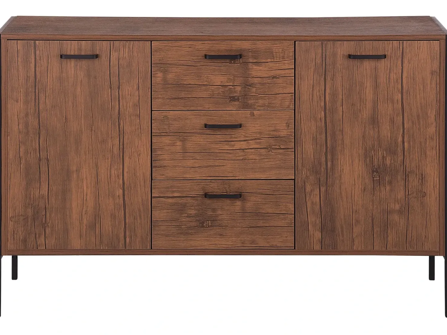 Credenza a 2 ante TIFTON Marrone scuro