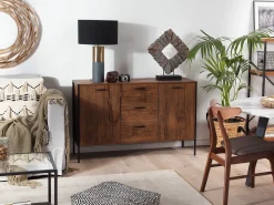 Credenza a 2 ante TIFTON Marrone scuro