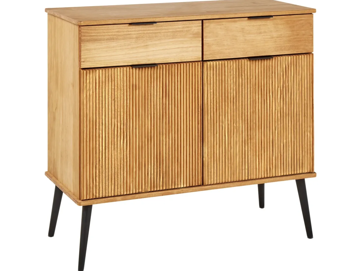 Credenza a 2 ante TIMMINS Legno di pino Marrone