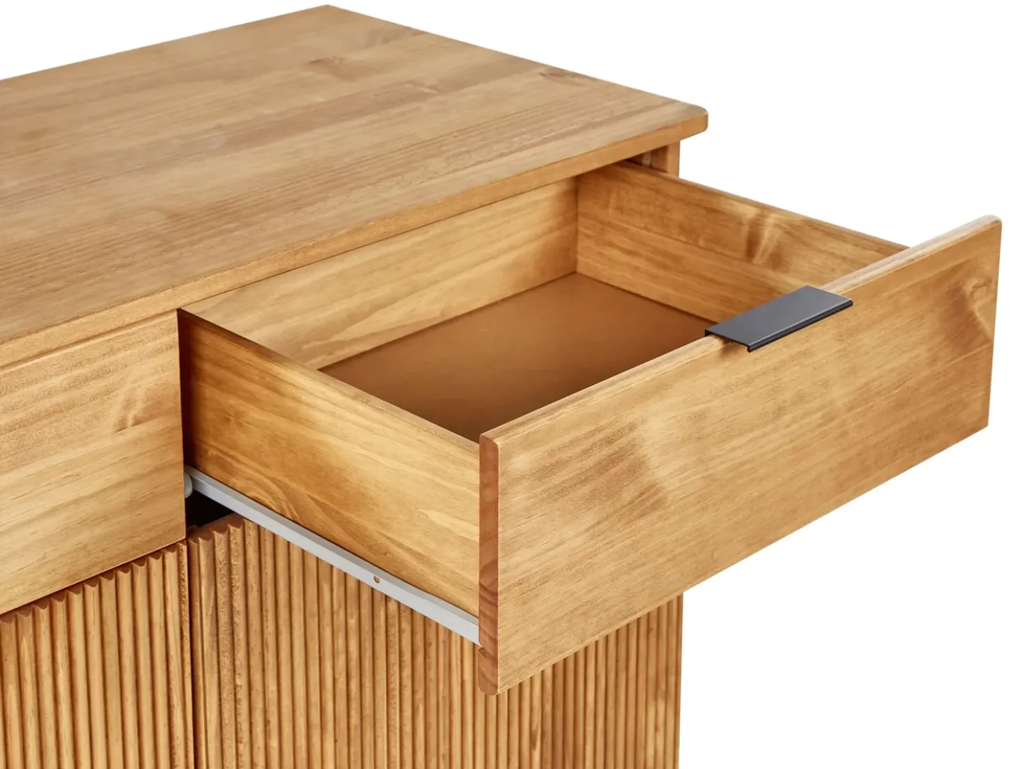 Credenza a 2 ante TIMMINS Legno di pino Marrone