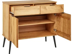 Credenza a 2 ante TIMMINS Legno di pino Marrone