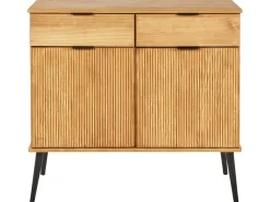 Credenza a 2 ante TIMMINS Legno di pino Marrone