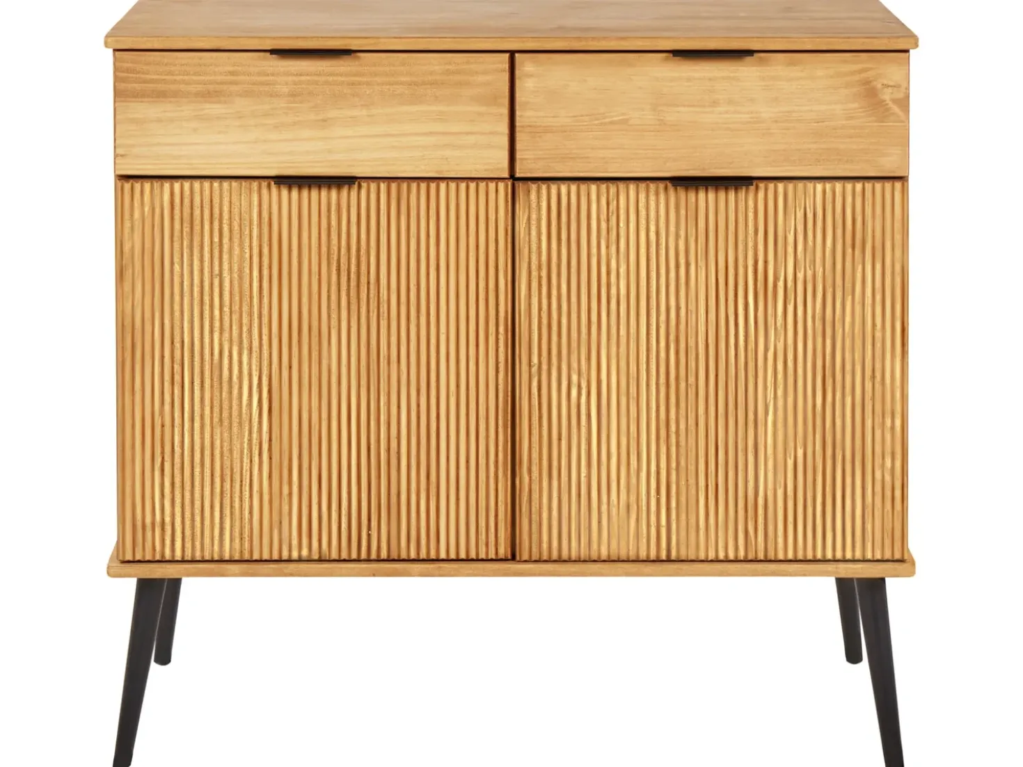 Credenza a 2 ante TIMMINS Legno di pino Marrone