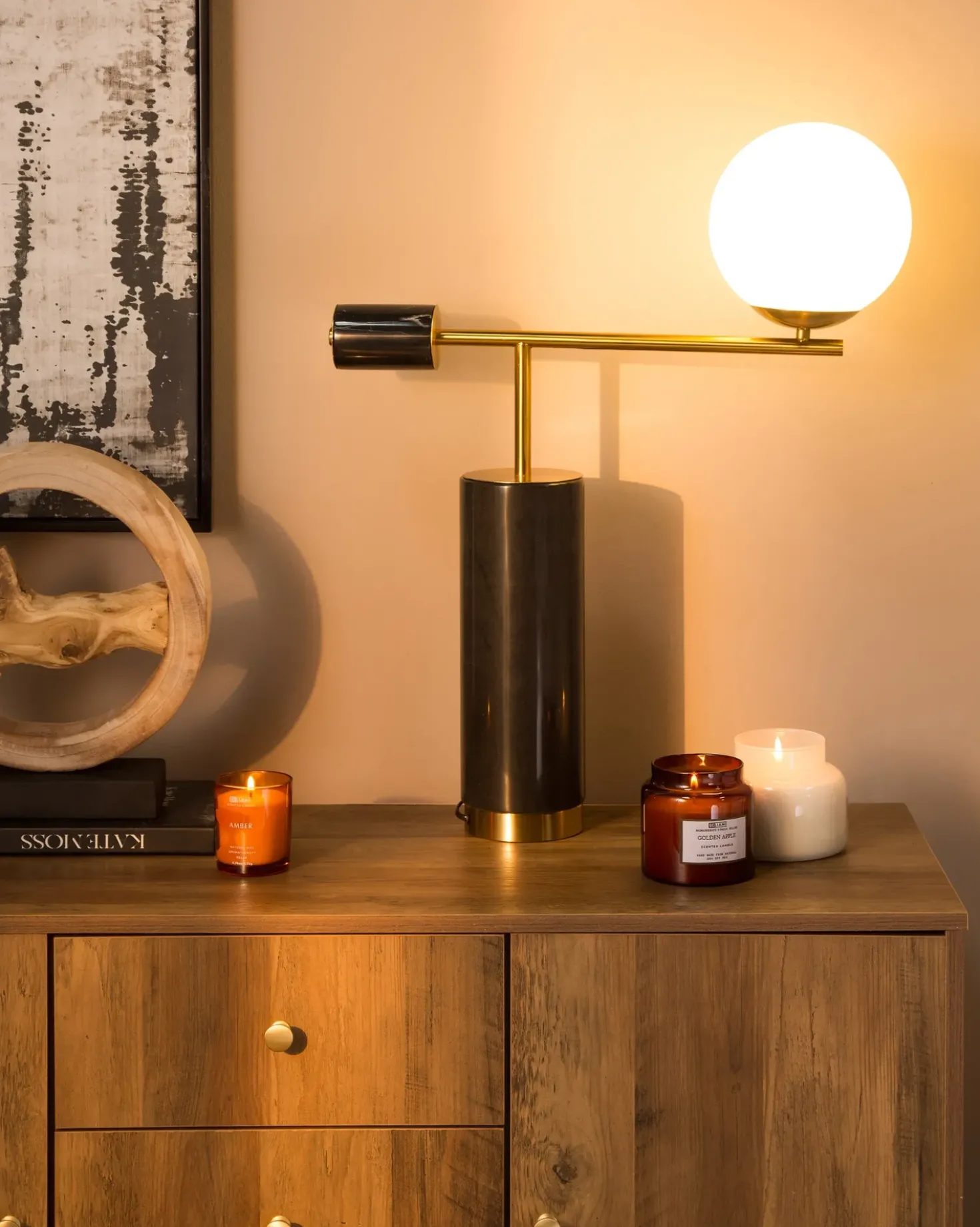 Credenza a 2 ante ULIKA Marrone scuro
