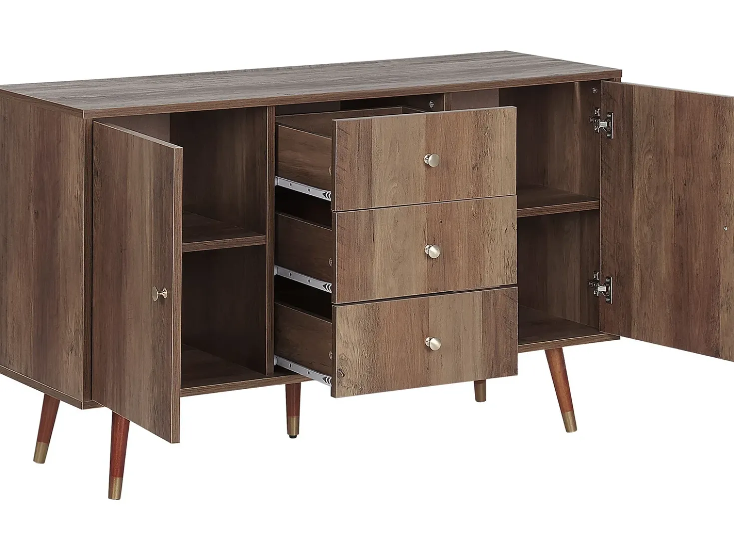 Credenza a 2 ante ULIKA Marrone scuro