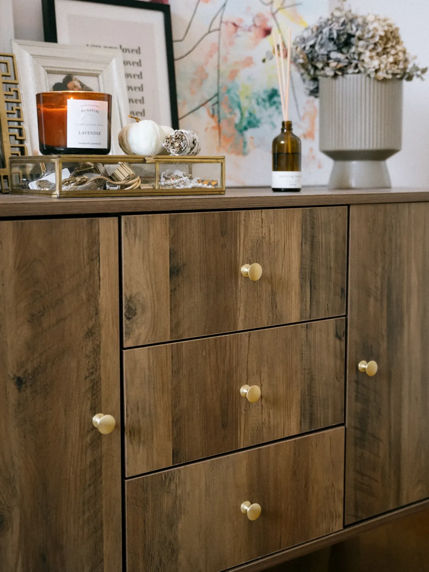 Credenza a 2 ante ULIKA Marrone scuro