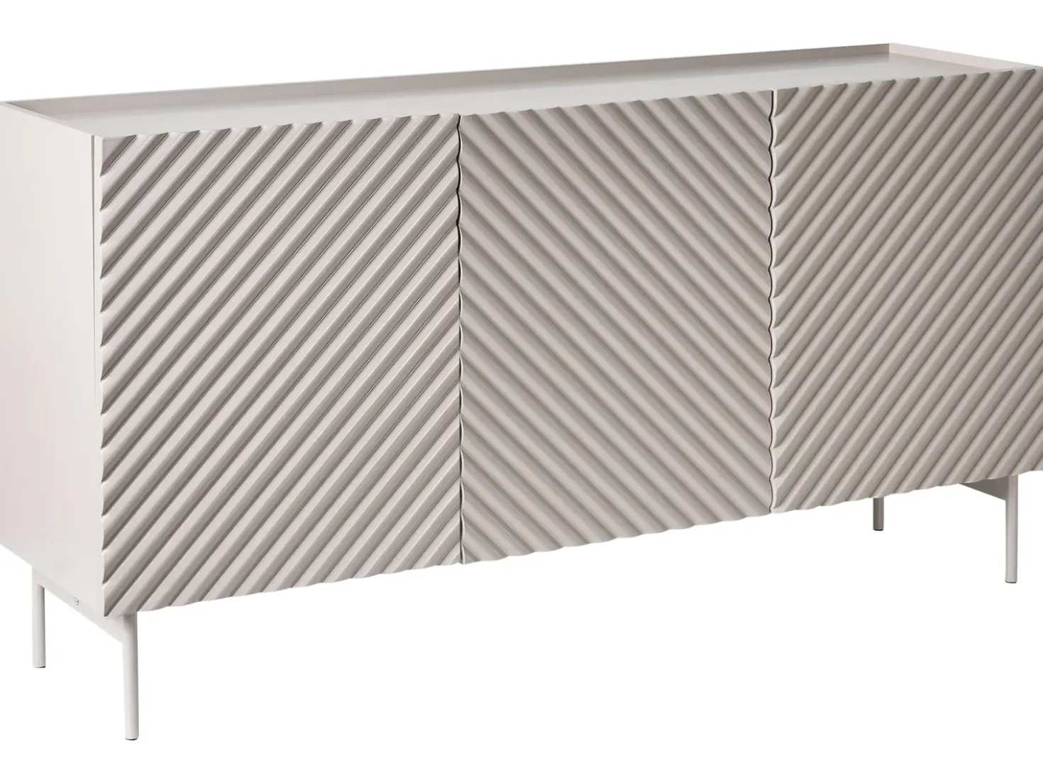 Credenza a 3 ante YARAKA Beige chiaro