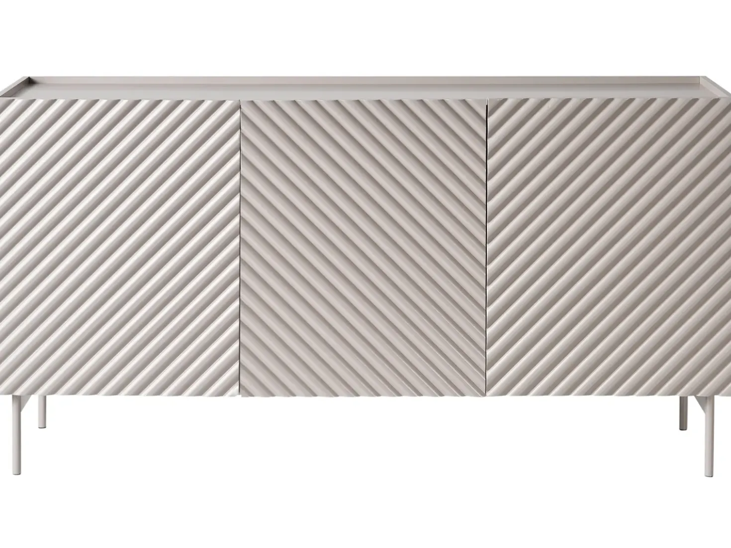 Credenza a 3 ante YARAKA Beige chiaro