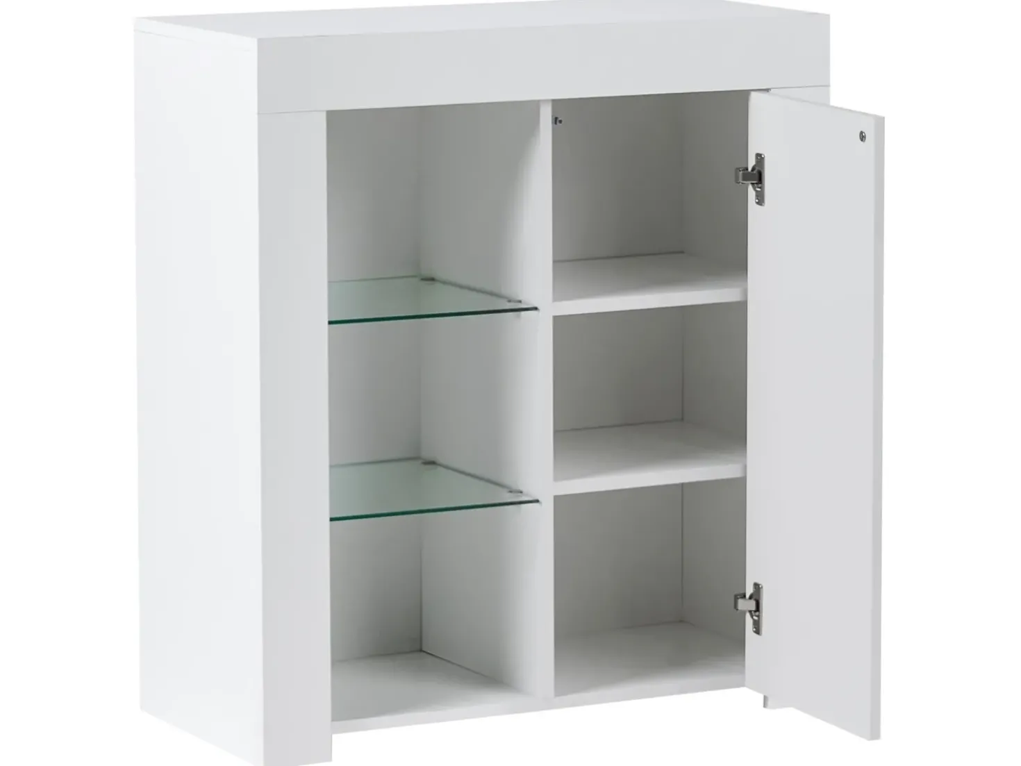 Credenza con LED KAMLOOPS Bianco