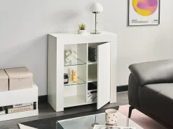Credenza con LED KAMLOOPS Bianco
