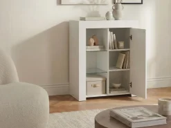 Credenza con LED KAMLOOPS Bianco