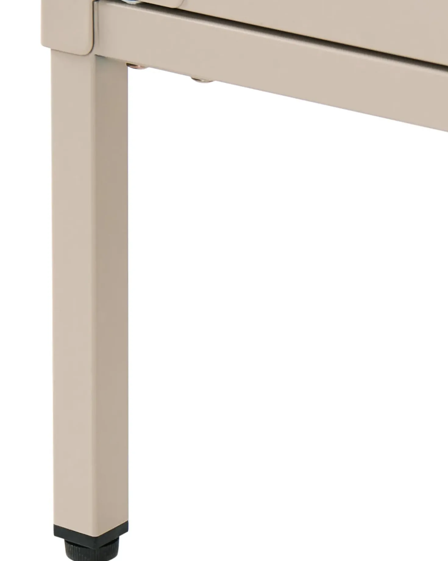 Credenza espositiva in vetro SARRE Metallo 90 cm Beige